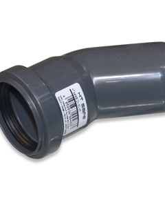 Bend plastic 50mm-45deg